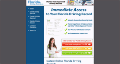 Desktop Screenshot of florida-driving-record.com